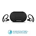 JLab Audio Epic Air Elite True Wireless Sport Earbuds | Headphones for Working Out, Sweatproof | 6-Hour Battery Life, 32-Hour Charging Case | Music Controls | Bluetooth Headphones | Black
