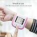 Yongrow Automatic Blood Pressure Monitor Wrist Cuff Portable Large Screen BP Wrist Cuff Blood Pressure Kit - Irregular Heartbeat BP Monitor (Pink)