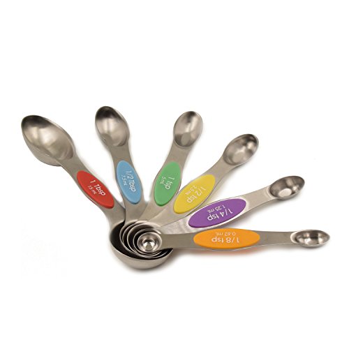 Spoons Stainless Steel Measuring Spoons, Set Of 6 Nesting