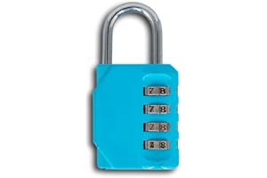 Heavy-Duty 4-Digit Combo Lock for Locker, Suitcase & Storage