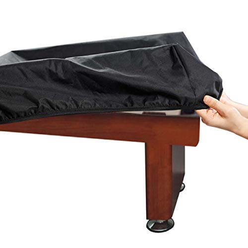 iiSPORT Extra Thick Shuffleboard Table Cover, Fits 9ft Shuffleboard Table - Heavy Duty 600D Ripstop Shuffleboard Cover with Extra PVC Coating & Tie-Down Strap System - Thumbnail 7