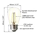 BRIMAX 2w S14 Led Edison Light Bulbs Outdoor 11w Incandescent Filament Bulb Replacement 2700K Bright Warm White Dimmable, E26 Base Durable Led Bulb for Outdoor Patio String Light,15pack