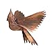 Ancient Graffiti Hanging Flamed Copper Cardinal Outdoor Decor