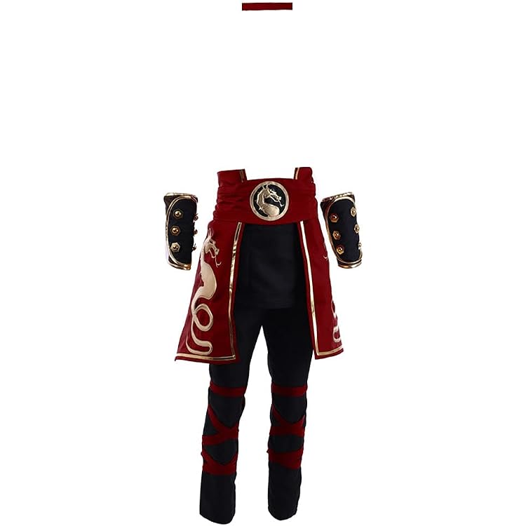 Costume Cosplay Liu Kang Mortal Kombat 1 - Tenue Complète Faite Main - Taille Unique