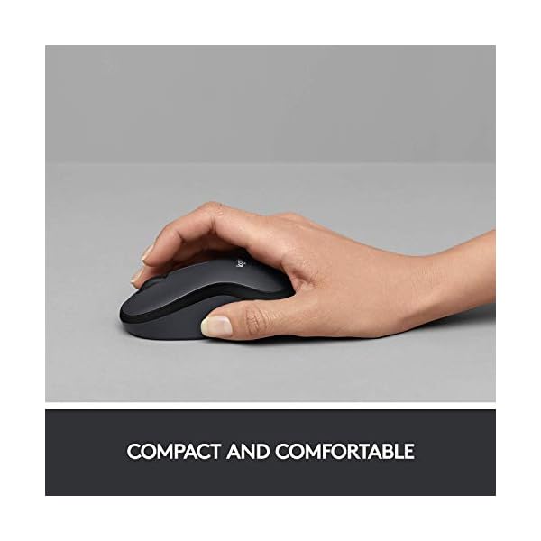 Logitech-M220-Wireless-Mouse-Silent-Buttons-24-GHz-with-USB-Mini-Receiver-1000-DPI-Optical-Tracking-18-Month-Battery-Life-Ambidextrous-PC-Mac-Laptop-Charcoal-Grey Logitech M220 SILENT Wireless Mouse, 2.4 GHz with USB Receiver, 1000 DPI Optical Tracking, 18-Month Battery…