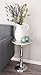 Deco 79 30591 Aluminum Accent Table, 22