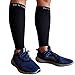 BeVisible Sports Calf Compression Sleeve (1 Pair, Black)