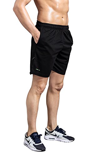 image for Zengvee Men's Workout Jersey Shorts Mesh Quick Dry Gym for Training Ru