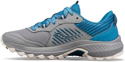 Amazon.com: Saucony 男款Razor Ice+ 越野跑鞋, 黑色/白色/藍色: 服裝