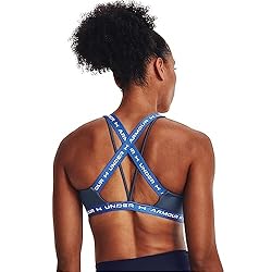 Under Armour Women's Crossback Low Bra, Utility
