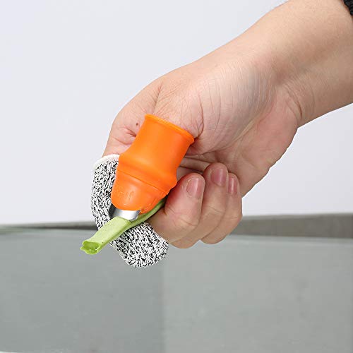 【New Upgrade】Garden Cut-proof Silicone Thumb Knife Universal Size, Garden Fruit and Vegetable Picker Tools, Gardening Gifts Harvesting Plant Knife Trim, Anti-cut Finger Cover Safe Your Finger - 2 Set - Thumbnail 6