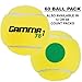 GAMMA Sports Kids Training (Transition) Balls, Yellow/Green Dot, 78 Green Dot, 60-Pack