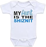 My Aunt Is the Shiznit - Baby Bodysuit (3 Month, Blue)