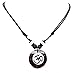 Sanskrit Symbol Yoga Charm Om Symbol Luminous Necklace Hemp Hawaiian Circle Ohm Om Yoga Buddha Pendant Necklace