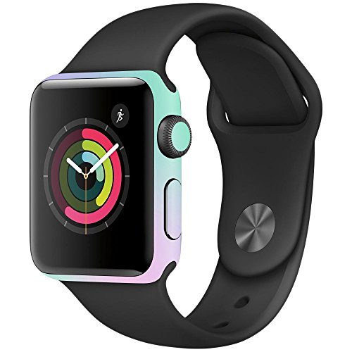 MightySkins Skin For Apple Watch Series 2 42mm – Cotton Candy Protective, Durable, and Unique Vinyl Decal wrap cover | Easy To Apply, Remove, and Change Styles | Made in the USA