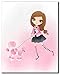 BigWig Prints Paris Wall Decor For Girls Room - Pink Paris Wall Decor, Room Bedroom For Girls, For Bedroom, Pictures - Set Of 4 (8x10”) Unframed