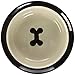 PetRageous 10072 City Pets Dishwasher and Microwave Safe Dog Bowl 8-Inch Diameter 3.75-Inch Tall 4-Cup Capacity for Medium and Large Dogs and Cats, Black, 8 inches