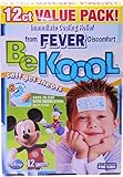 Be Koool Fever Soft Gel Sheets For Kids, Immediate Cooling Relief from Fever Discomfort, 12 Sheets