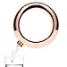 Women's Bracelet Bangle Flask - Classy Rose Gold Stainless Steel | Wearable Cute | Spill Proof | Festival Ready | Wine Alcohol | The Original 