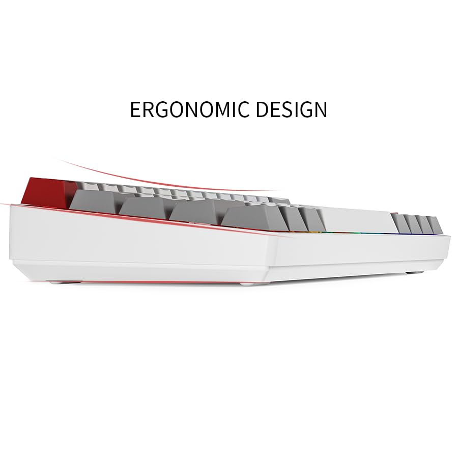 Newmen Gm610 Wireless Mechanical Gaming Keyboard Showing Wireless Connectivity And Compact Design