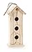 Darice 9149-21 Unfinished Wood Natural Bird House, 9-Inch