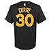 Stephen Curry Youth Golden State Warriors Black Name and Number Jersey T-Shirt Large 14-16