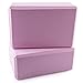 Peace Yoga Foam Exercise Blocks Pink [9” x 6” x 4”] (2 Pack)