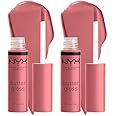 NYX PROFESSIONAL MAKEUP Butter Gloss, Non-Sticky Lip Gloss - Tiramisu (Brown) (Pack of 2)