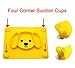 Baby Silicone Suction Placemat + Plates - Food Feeding Divided Mat for Kids and Toddlers Fits Most Highchair Trays - Easily Wipe Clean - Dishwasher and Microwave Safe (Yellow & Pink)