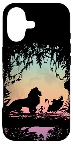 Disney The Lion King Group Shot Rainbow Silhouette Case for iPhone 17