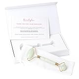 Jade Roller For Face Anti Anti Aging Detoxifying Slimming Healing Facial Body Neck Body Massager 100% Pure Jade Beauty Skincare tool Free Velvet Bag & Gift Box