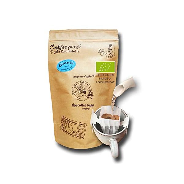 Life is You! Coffee Bags | (BIO) Kaffee Chiapas aus den Berghängen der Sierra Madre de Chiapas in Mexiko | 15 Coffee…