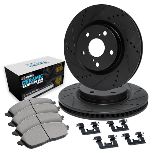R1 Concepts Front Brake Kit Fits 2002-2006 Acura RSX; 2007-2010 Acura CSX; 2006…