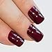 False Nails Bling Art French Fake Matte Gel Glitter Polished Squoval 24 Acrylic Medium Tips Glue (Red, Brown)
