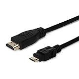 HDMI to Mini HDMI Cable with Gold Plated Connectors / High Speed Mini HDMI Cable – 6 Feet