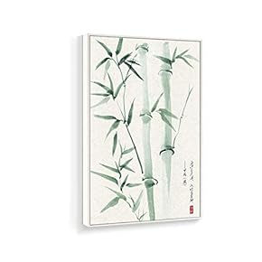 Framed Canvas Home Artwork Decoration Antique Plant Canvas Wall Art for Living Room, Bedroom - 16x24 inches