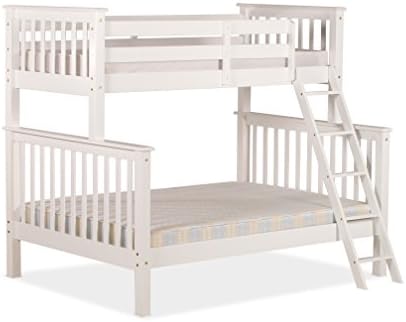 MISSION TM WHITE 3FT OVER 4FT6 TRIPLE BUNK BED