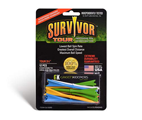 Greenkeepers 3 1/4" Survivor Tour Performance Golf Tee
