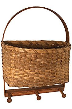 VIRC Wall Hanging Basket Weaving Kit - Adult, 15x12x4 inches, Brown, Traditional Style, Non-Foldable