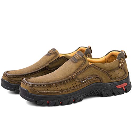 image for COSIDRAM Men Casual Shoes Summer Sneakers Loafers Breathable Genuine L