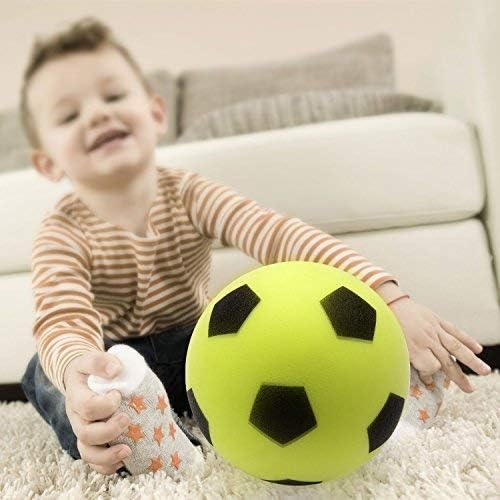 Vigoureux Firm Yoga Balls for kindergarten Toy Lightweight Baby Training Bouncy Safe Outdoor Football without Air Bladder