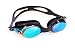 Swim Goggles - Case Included. Anti-Fog UV Reflective and Tinted Wide-Angled Lenses for Reduced Glare. Soft and Durable Silicone Head Strap.