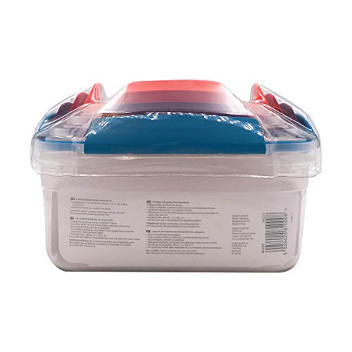 Joseph Joseph Nest Lock Plastic Food Storage Container Set with
