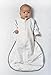 Amazing Baby Microfleece Sleeping Sack, Wearable Blanket with 2-way Zipper, Use after Swaddle Transition, Playful Dots, Sterling, Large (12-18 mo)