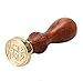 Ocharzy Vintage Retro Wooden Alphabet Letter Initial Wax Classic Sealing Wax Seal Stamp (E)
