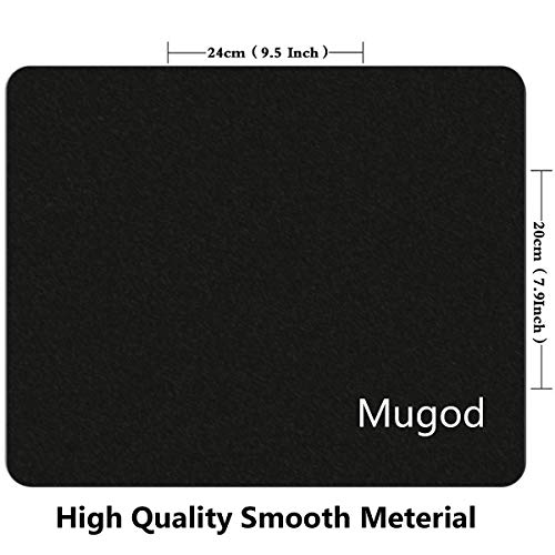 Mugod Mousepad Skiing Skis Navy Live Print Anti-Slip Natural Rubber Gaming Mouse Pad Rectangle Mouse Pads for Computers Laptop 7.9x9.5 Inches
