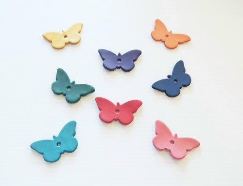 Vegetable Tanned Leather Colored Medium Butterlies Bird Parrot Toy Parts Crafts