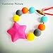 V-TOP Silicone Baby Teething Necklace or Bracelet Rainbow Chewable Baby Teether Toys