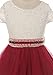 Cap Sleeve Lace Top Tulle Shiny Stone Belt Easter Graduation Flower Girl Dress