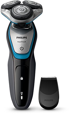 Philips S5400/06 Series 5000 Aqua Touch Electric Shaver with Smart Click Precision Trimmer
